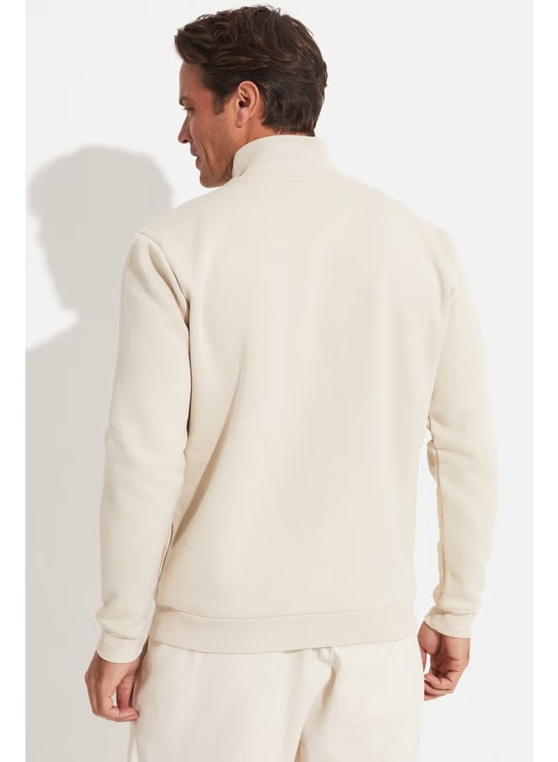 JUNE Men's Regular Fit Half Zip Sweatshirt - Image 2